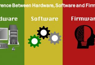 difference between hardware software and firmware